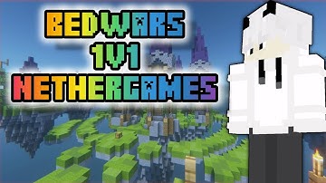 Dominating bedwars 1v1 lobby in Nethergames server.Full gameplay!!