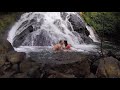 Marriage proposal in the cascada nabuga waterfall near baha solano choco colombia