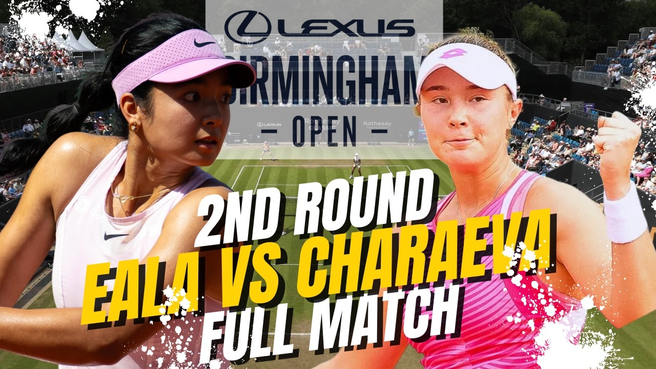 Alex Eala Extends Birmingham Open Run vs. Alina Charaeva