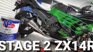 2020 Kawasaki ZX14R Dyno Tune & ECU FLASH with Brock's Performance Alien Head Exhaust - Moore Mafia