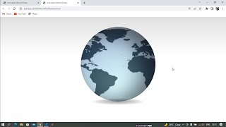 Animated World Globe using CSS only News