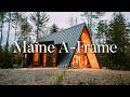 Luxury A-Frame Cabin w/ Perfect Interior Design // Maine A-frame Full Tour!