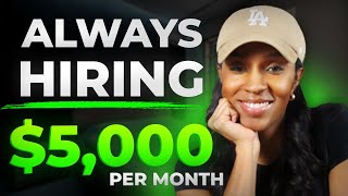 5 Best Work from Home Jobs w/ NO Experience (2024) by Whitney Bonds 55,950 views 3 weeks ago 11 minutes, 18 seconds
