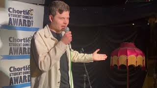 Nathaniel Ray at the second London heat of the Chortle Student Comedy Award 2024