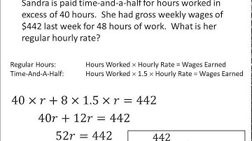 College Algebra Example: Linear Equation Applications