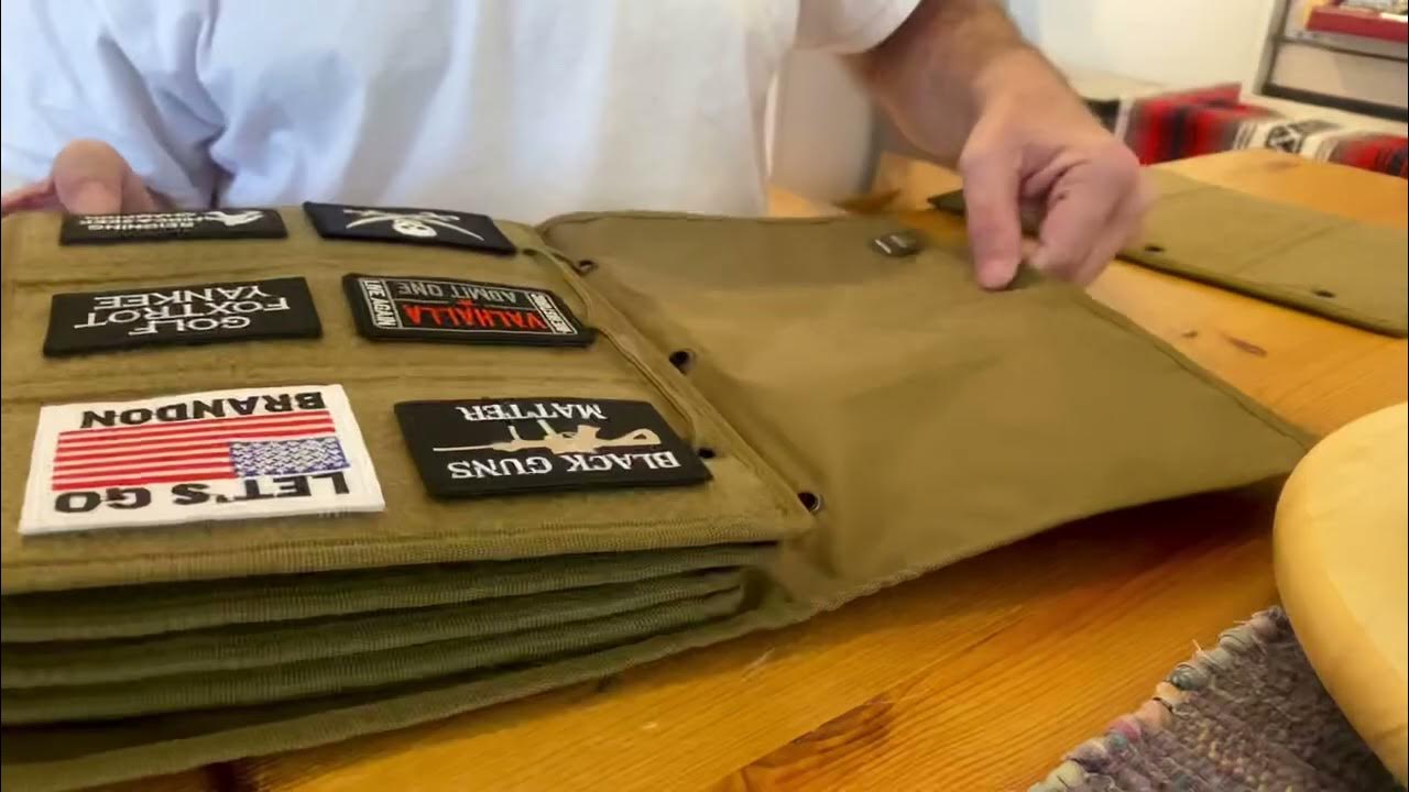 Rothco morale patch book delacing how to. YouTube