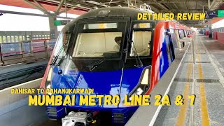 MUMBAI NEW METRO - Line 2A and 7 | Aaray to Dahisar Metro Route | मुंबई मेट्रो 2A & 7 DETAILED TOUR