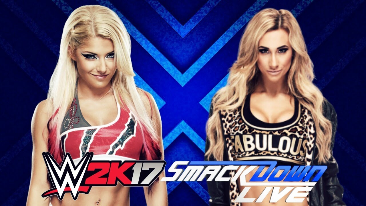 WWE 2K17 ALEXA BLISS VS CARMELLA ASPIRANTE 1 SMACKDOWNLIVE YouTube