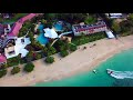 4k drone footage  grand anse beach  grenada  spice island  caribbean island 