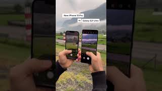 New Iphone 13 Pro vs. Galaxy S21 Ultra #shortvideo #tiktokvideo #short