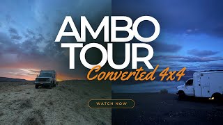 Converted 4x4 ambulance tour