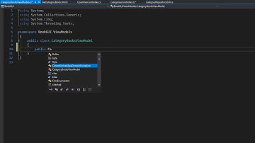 Consume Web API in ASP.Net Core MVC: CategoryBooks ViewModel 37/40