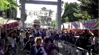 20120916‐1‐41 やわたんまち 二の鳥居までの神明町の山車.