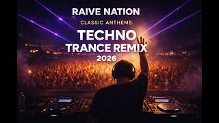 Techno Trance Remix 2026 Festival Mix Classic Anthems Raive Nation #techno #trance #remix