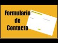📝 Cómo Poner un Formulario de Contacto en Blogger en Sección de Contactos - Tutorial Completo 2022!