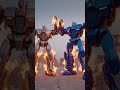 Mitsubishi Strada and Triton race truck fire transform robot explosion