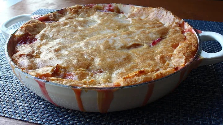Crisp Peach Cobbler - How to Make the Crispiest Pe...