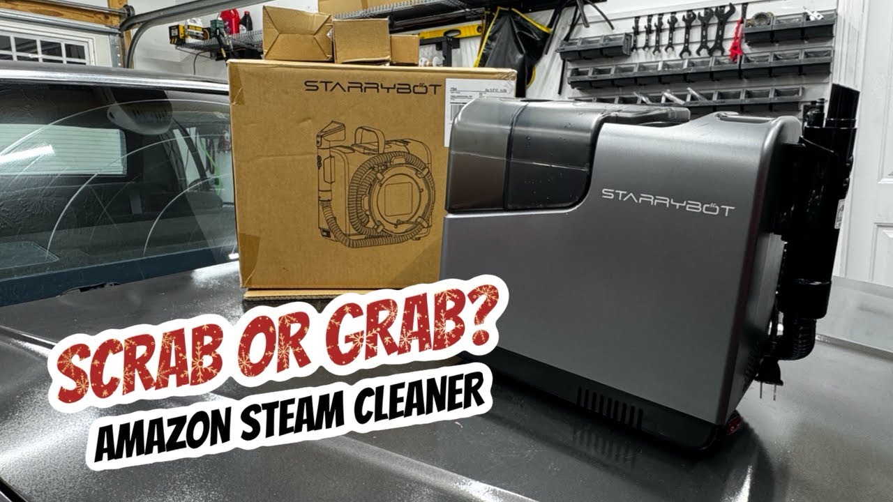 Scrap Or Grab - Amazon Steam Cleaner Car Interior Test! - YouTube