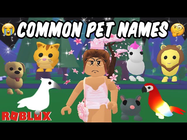 Adopt me pet names!! #roblox #adoptme #petnames #adoptmepets #fyp #vir