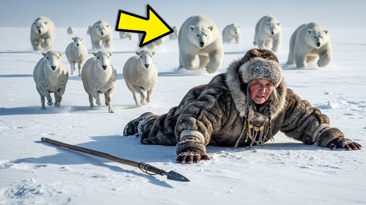 88-JÄHRIGE Taube YAKUT-Witwe Kämpft Gegen 10 BÄREN Um Ihre Herde Aus Dem Eis Bei –71°C Zu Retten