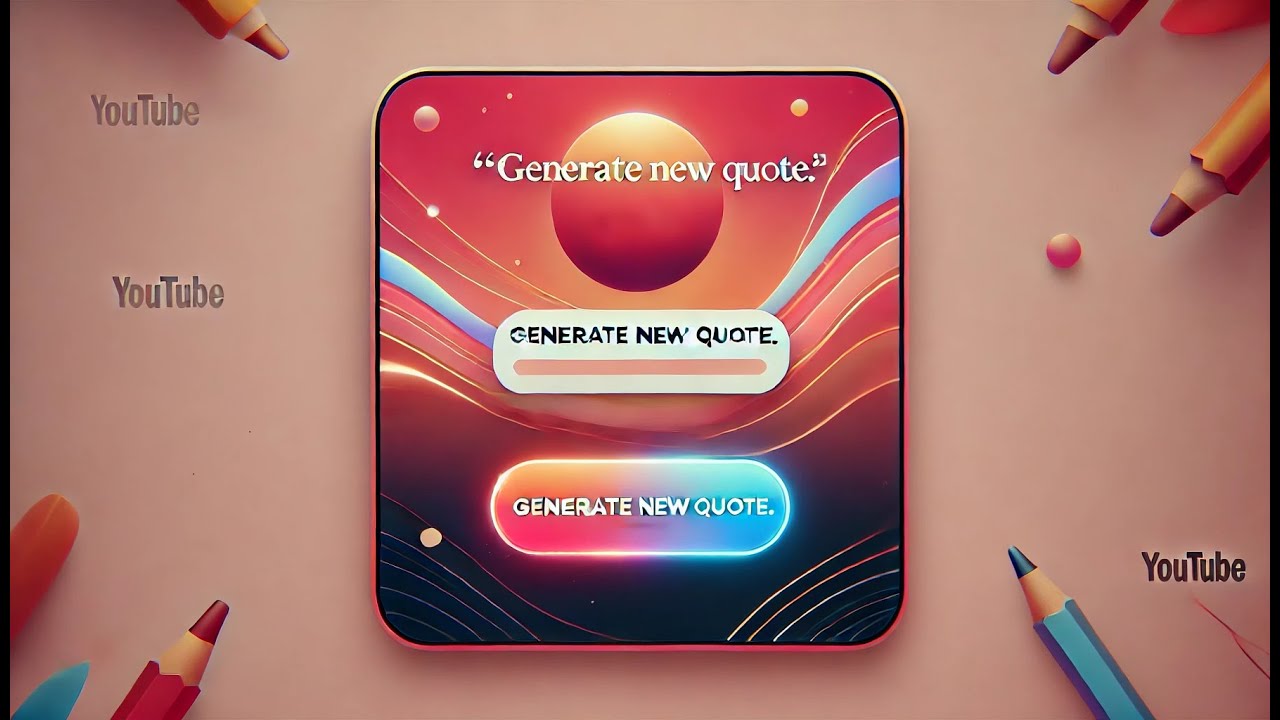 Create a Dynamic Animated Quote Generator Using HTML, CSS, & JavaScript ...