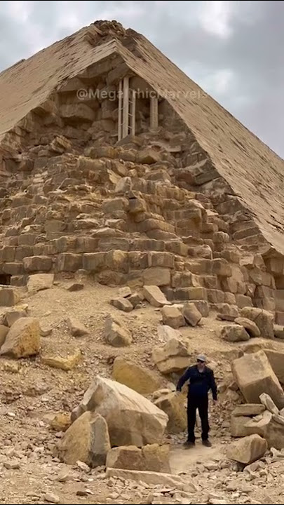 What’s that at the base of the “Bent Pyramid?”