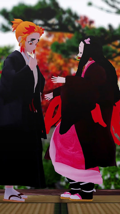 Senjuro & Nezuko x Zenitsu & Shinjuro - Everytime We Touch - MMD #demonslayer