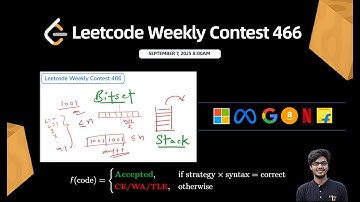 Leetcode Weekly Contest 466 || Q1, Q2, Q3, Q4 Solution Explained C++ || Next Greater Element, Bitset