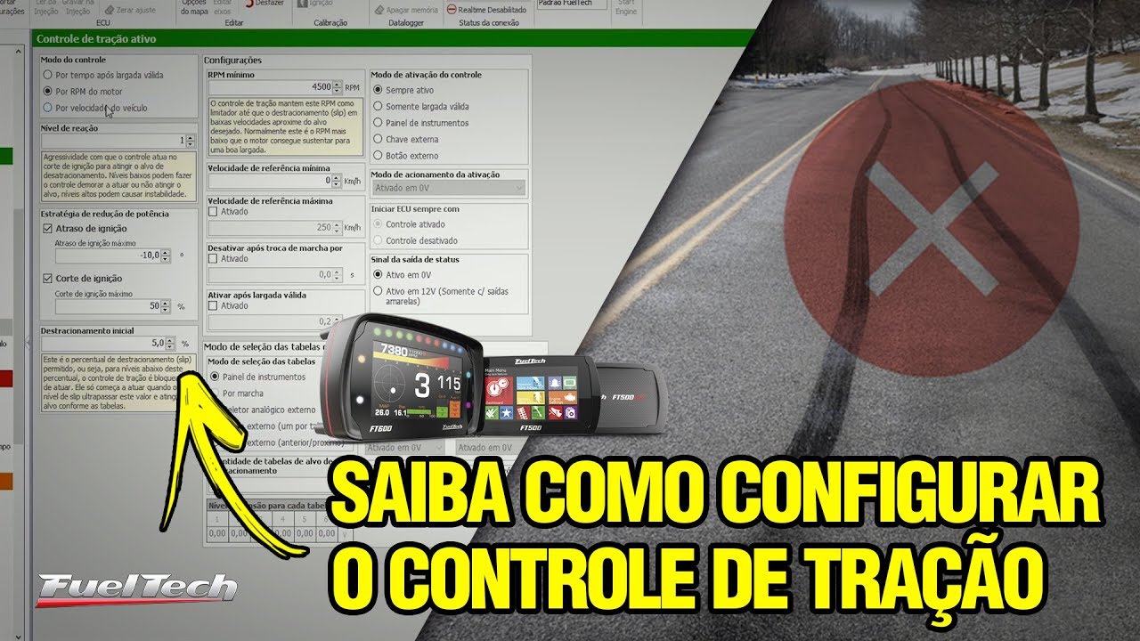 Controle de Tração Ativo FuelTech!