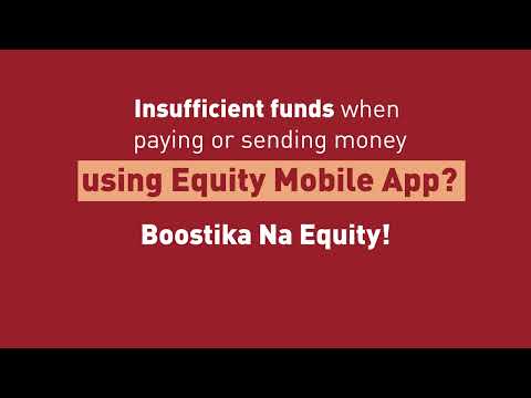 Boostika na Equity using Equity Mobile App