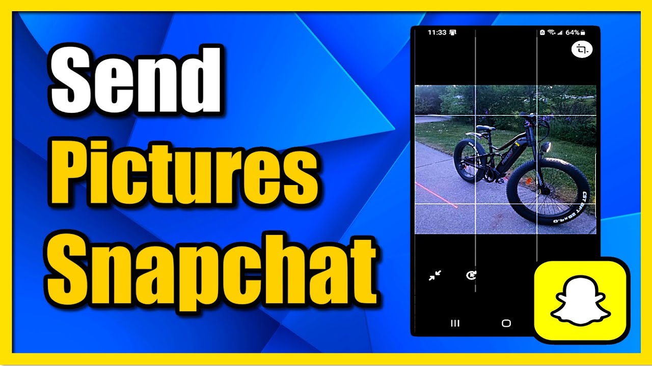 How to Send Photos as Snaps on Snapchat using Phone (Fast Method) YouTube