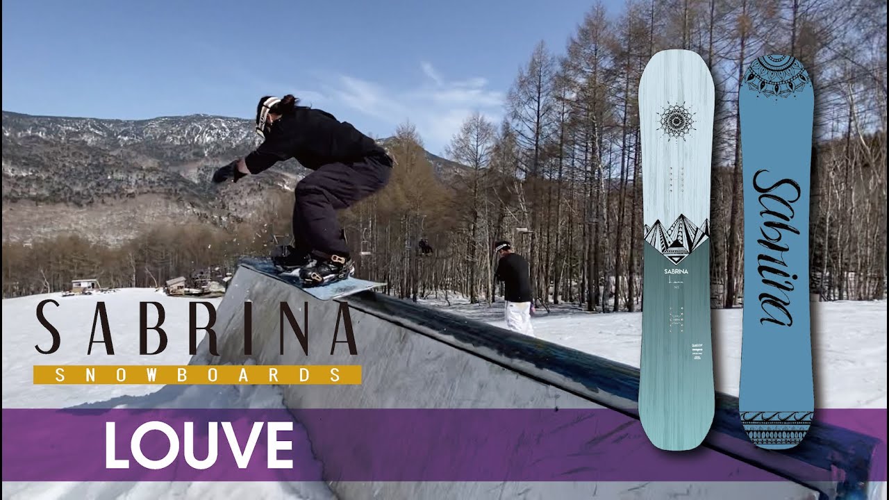 SABRINA LOUVE スノーボード 137cm 22-23 22-23 SABRINA SNOWBOARDS [LOUVE] CM - YouTube