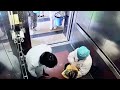 Doctor saves girl's life in elevator by using Heimlich maneuver
