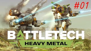 BattleTech Heavy Metal: #01 (прохождение карьеры на максимальной сложности).