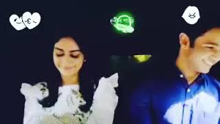 Romantic teen couple kiss first time💜💜