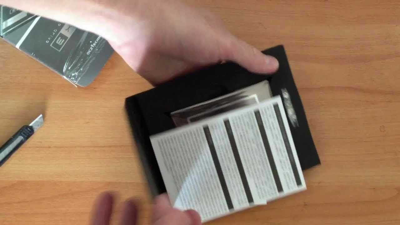 Unpacking OCZ SSD Vertex 3