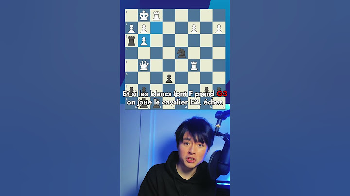 Le meilleur coup de tous les temps aux échecs !!