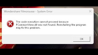 fcommonview.dll was not found fix error News