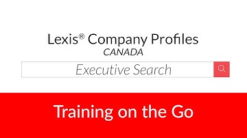 Lexis Company Profiles   Executive Search