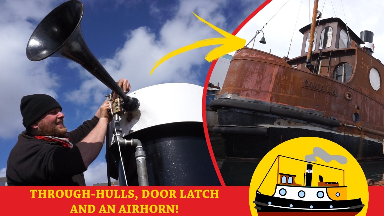 ⁣Omala | Ep.53 | Mounting Through-Hulls, a Door Latch and an Airhorn!