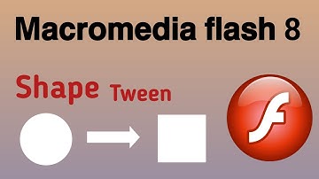 Shape Tween in macromedia flash 8 || Macromedia Flash 8 Tutorial