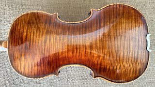 SOLD Old Violin #1325 Circa 1920 Prague. Amati model. Wonderful TONE.  Take a Listen!