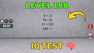 How To Solve Roblox IQ Test Level 188 | IQ Test 🧠 Guide