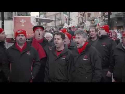 Welsh Rugby Fans Sing Bread Of Heaven Before 6 Nations Game