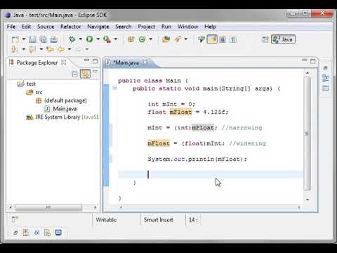 Java 10   Casting Narrowing and Widening