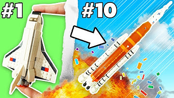 The BIGGEST LEGO Rockets...