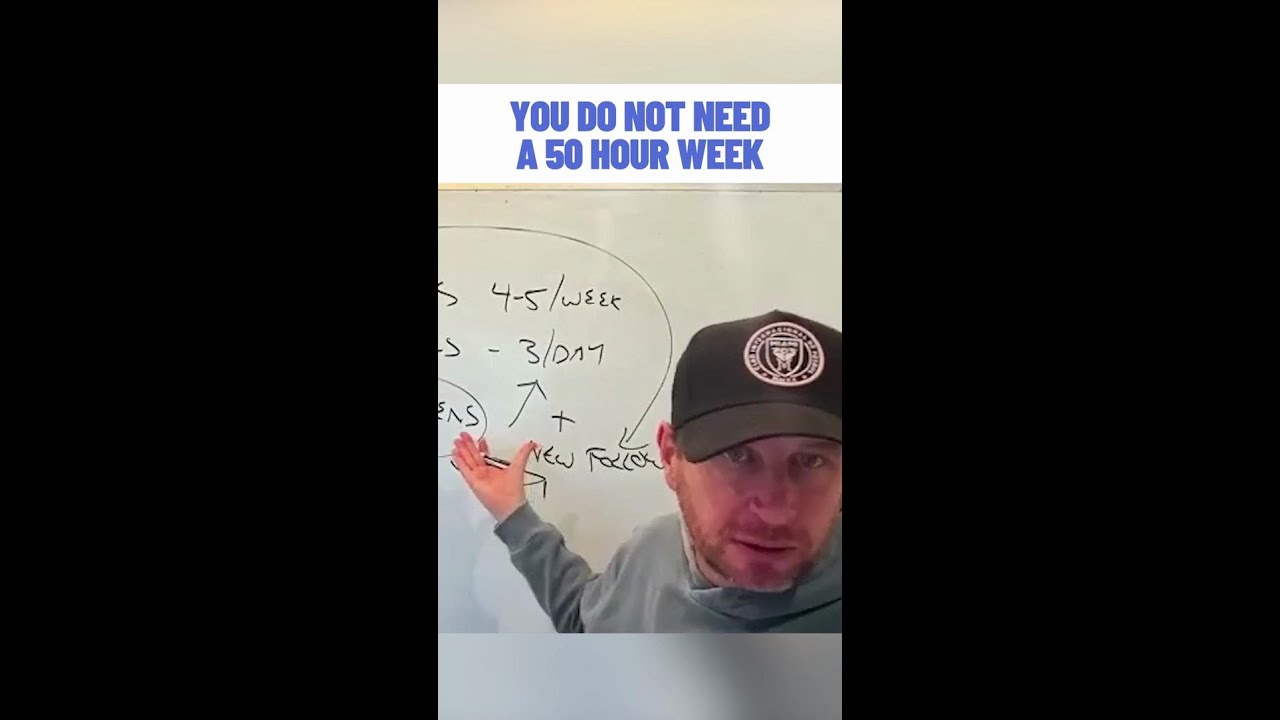 You Do Not Need A 50 Hour Week