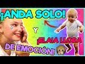 ¡WILLIAM ANDA SOLO por PRIMERA VEZ y ELAIA LLORA de EMOCIÓN! ❤️( Reacción más tierna entre hermanos)