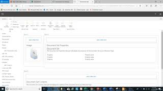 6 Document Sets Settings