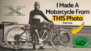 How I made a motorcycle from an old Black and White photo // Paul Brodie's Shop